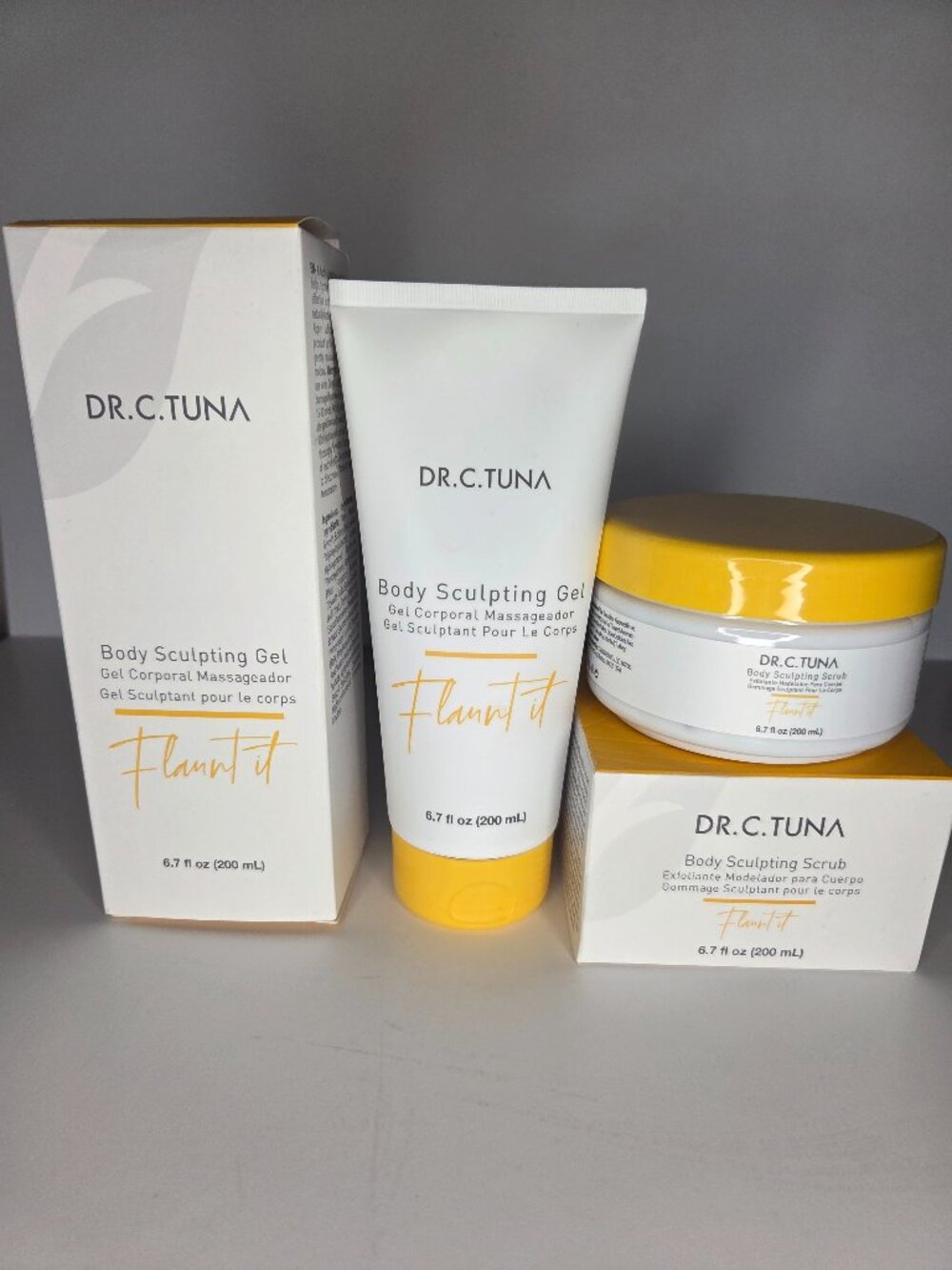 Flaunt it! Body Sculpting Gel and Scrub
